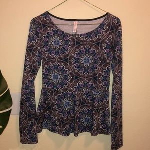 Xhilaration Peplum Top